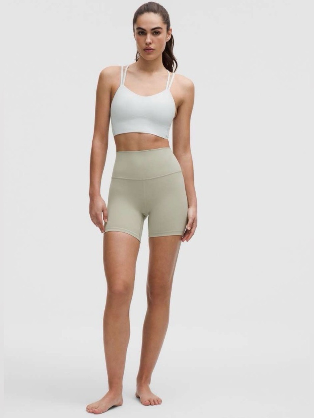 Lululemon Align High-Rise Short 6" - Fog Green